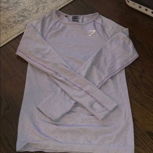 Gymshark seamless long sleeve workout top